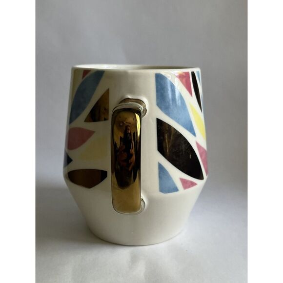 Oversized Edible Arrangements Mug Gold Leaf Spring Mug With Gold Handle, Coffee - Picture 2 of 6